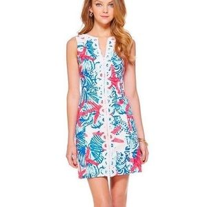 Lilly Pulitzer Janice Shift Dress She She Shells Starfish
